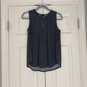 Ann Taylor pleated tank top